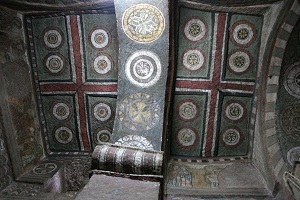 Decorations on the ceiling of Bet Maryam | Lalibela Northern Cluster | Ethiopia